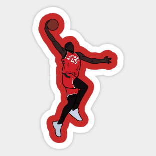 Pascal Siakam Dunk - Toronto Raptors Sticker